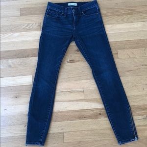 Madewell dark denim jeans